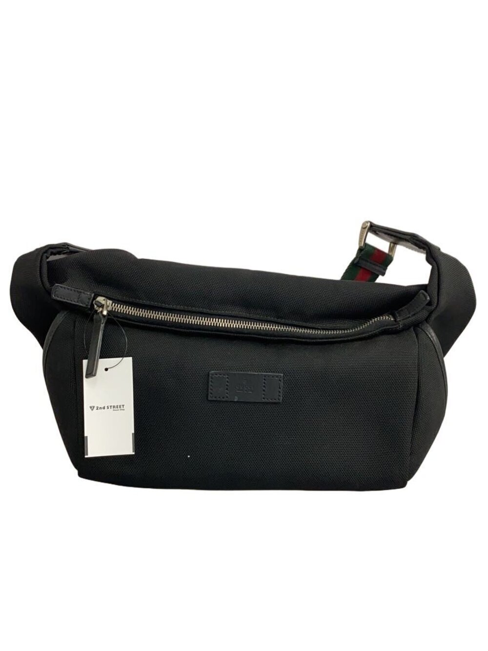 Gucci Waist Crossbody Bag Techno Canvas Black